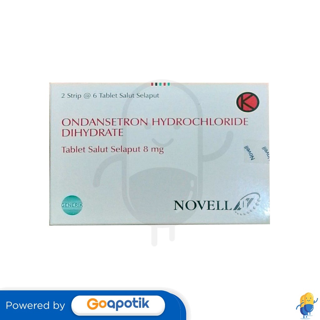 Ondansetron Novell 8 Mg Box 12 Tablet