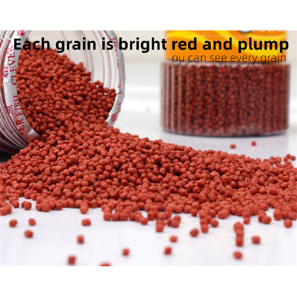 Goldfish blood parrot feed, tropical fish food, koi, ornamental fish, fairy fish, 100g