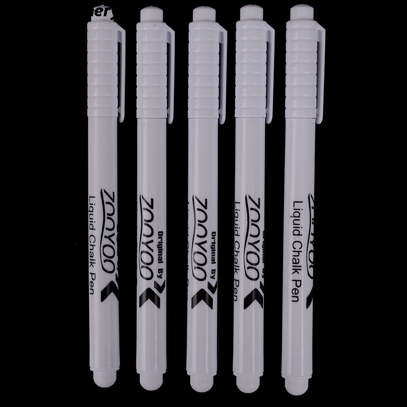 

1/3Pcs White Liquid Chalk Pen Marker Chalkboard Blackboard Liquid Ink Pen Used On Chalkboard Window Erasable 13.5cm