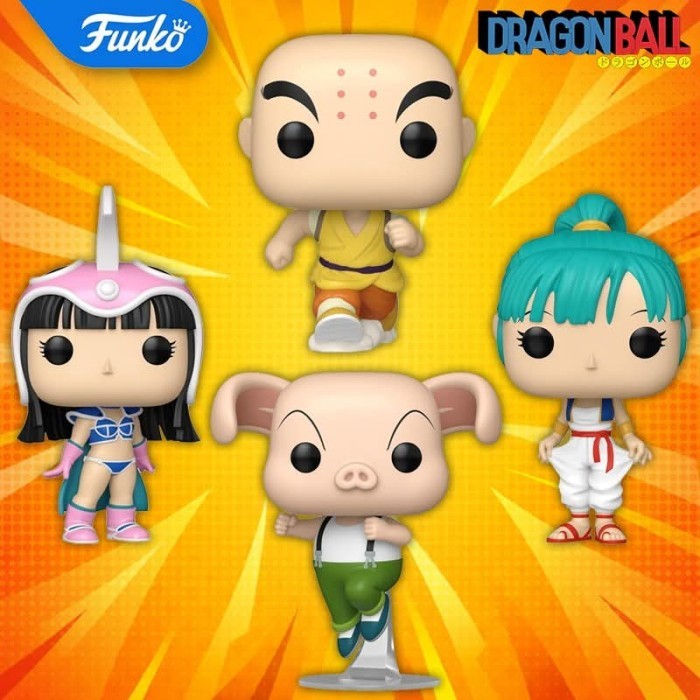 ORIGINAL Funko Pop DragonBall Goku Chichi Bulma Krillin Oolong DBZ