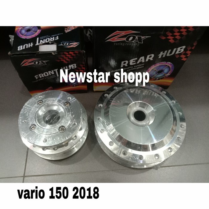 tromol zox vario 150 2018 set depan belakang original zox racing