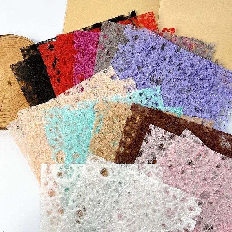 

10Pcs Colored overboard paper Material paper base Notebooks props pack collage background Decorative Write Scrapbook 210*140mm