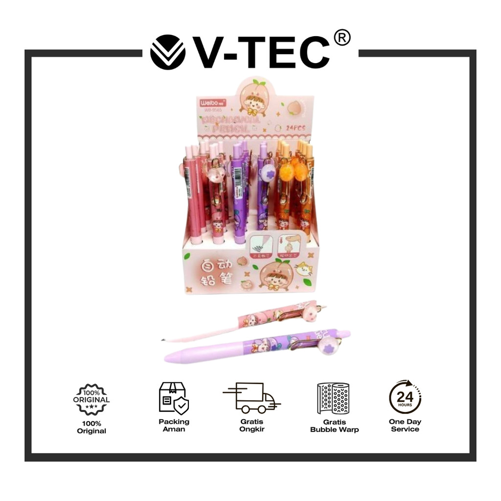 

WEIBO PUSH PENCIL WB 9565 9562 PENSIL MEKANIK CETEKAN