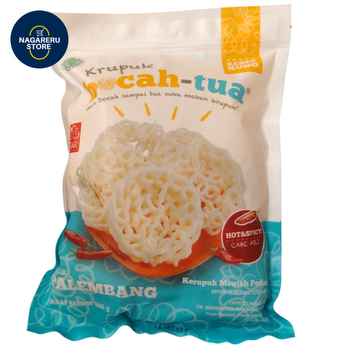 

Krupuk kerupuk bocah tua palembang hot and spicy 500gr