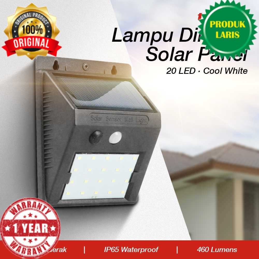 Lampu Dinding Solar Sensor Lar To Philips Wall Cahaya Solartuff Garansi Smartbright Gerak Solid Lume
