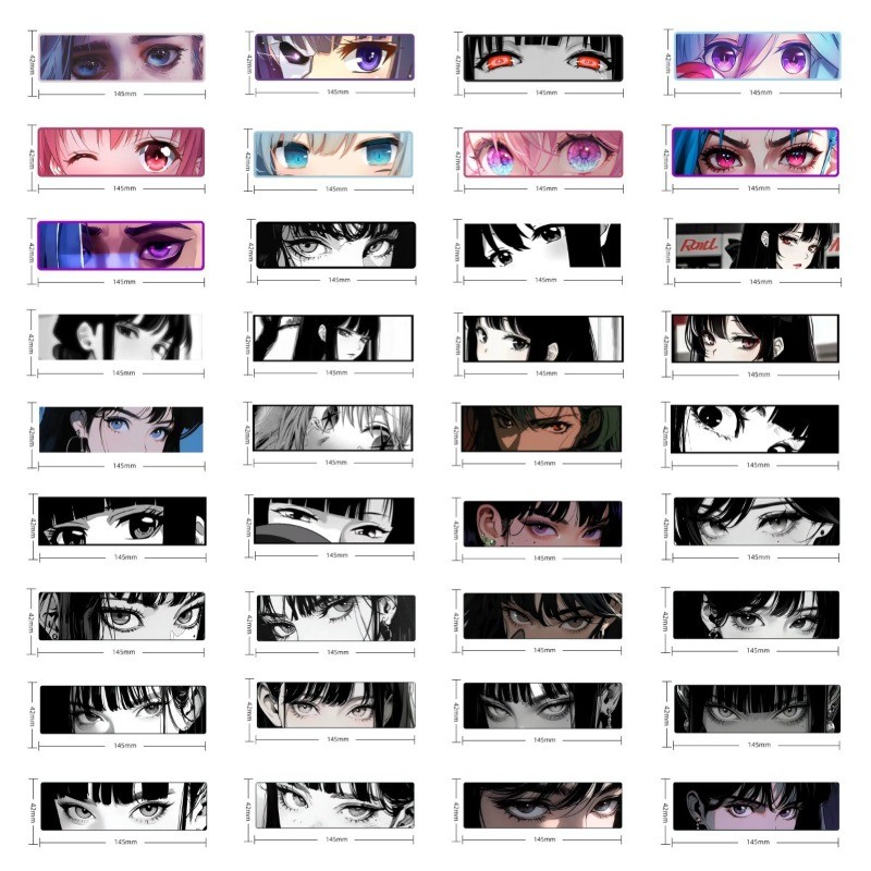

Hot Sales Motorcycle ACG Beautiful Girl Stickers Chassis Decoration Anime Cartoon Hatsune Miku Waterproof Car Stickers