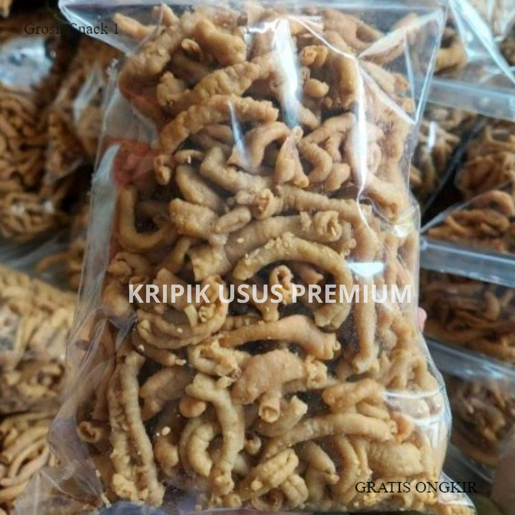 

NEW TERLARIS Original Keripik Usus Ayam Asin Gurih Renyah Kiloan 1 Kg