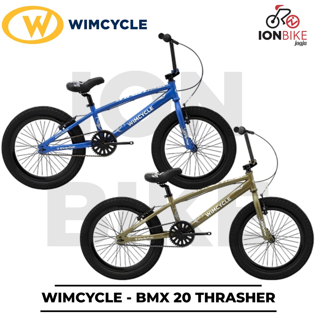 Bmx 20 Wimcycle Thrasher Terbaru Sepeda Wim Cycle Anak Cowok Murah Awet Kuat Shotgun Dragster Shot G