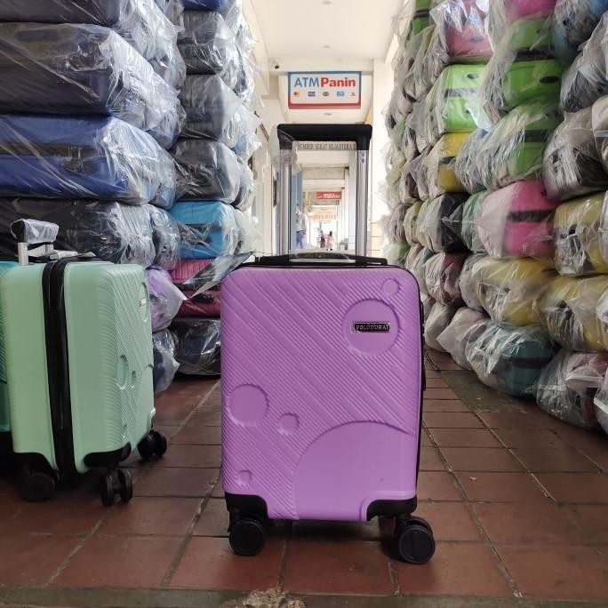 NEW STOCK Koper fiber cabin 16 inch / koper fiber 20 Inch Polo Sonic Kabin Murah - Ungu, 16inch