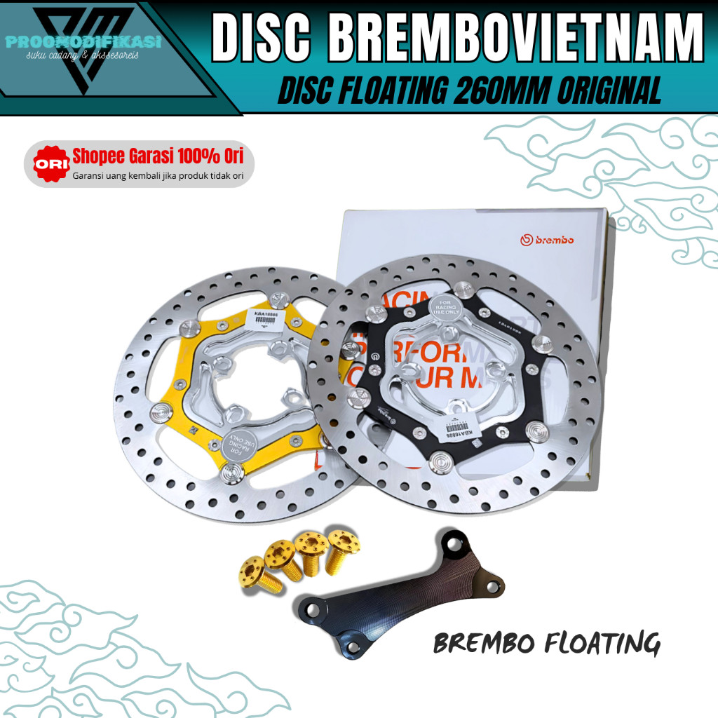 Disc Brembo 260mm Vietnam piringan cakram brembo vario beat scoopy mio - Disc Piringan 260mm Ori