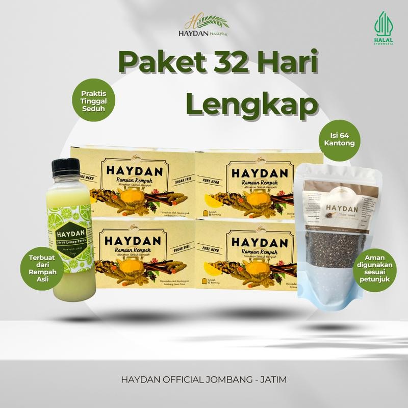 

Paket Teh Triple Haydan 1 bulan Minuman ala JSR