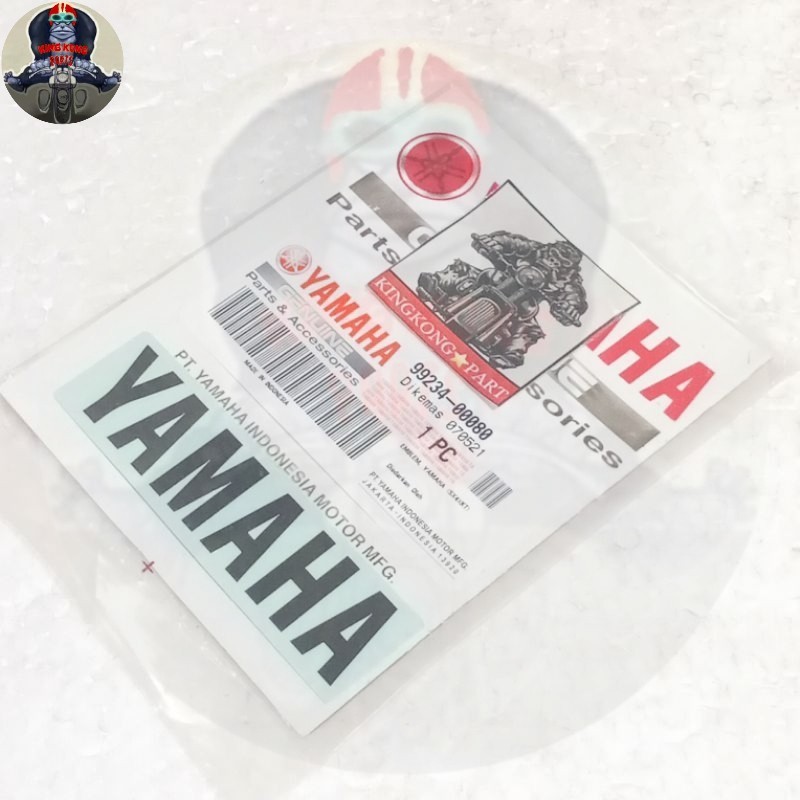 emblem stiker yamaha hitam f1zr fizr mio jupiter vega original 99234-00080