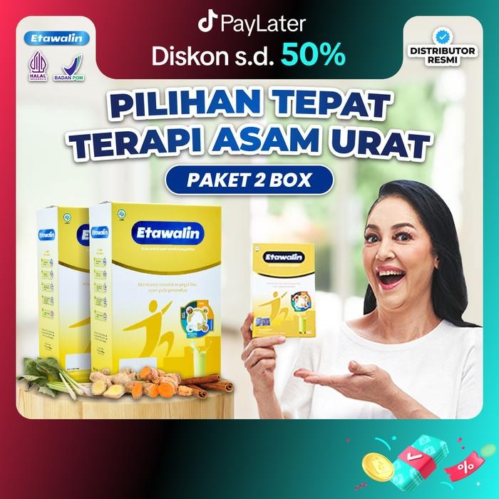 

[[Promo]]BEST SELLER Etawalin Official Original 2 Box Susu Bubuk Kambing Etawa Bantu Masalah Nyeri Sendi Asam Urat dan Pegal Linu bisa COD