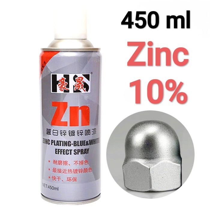 Cat semprot spray Cold Galvanized Galvanize galvanis anti karat 10%