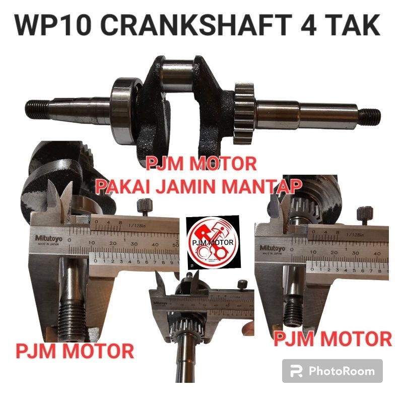 

Wp10 Crankshaft Kro as Kru as Mesin pompa air alkon 1 inch Inci Wp 10 152 152F 4 tak amplas