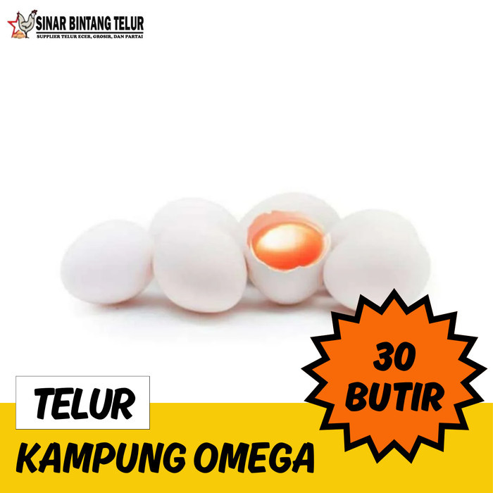 

TELUR AYAM KAMPUNG OMEGA/TELUR KAMPUNG OMEGA (30 BUTIR)