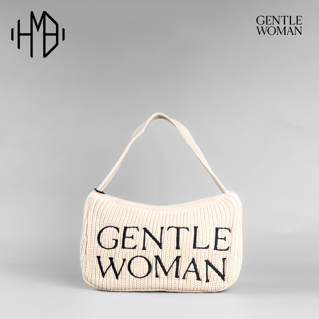 Gentle Woman Preppy Knit Shoulder Bag Gentlewoman 100% Authentic