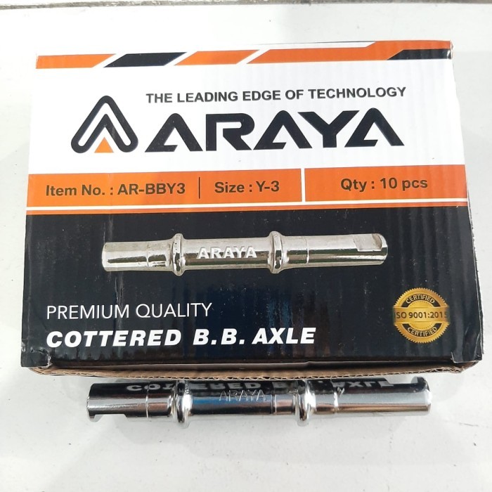 BB Axle Sepeda Y3 RAYA Jengki Mini Bottom Bracket Bulat / As