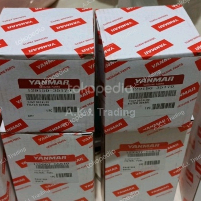 Oil Filter Oli 129150-35170 Yanmar Genuine Asli Original 12915035170