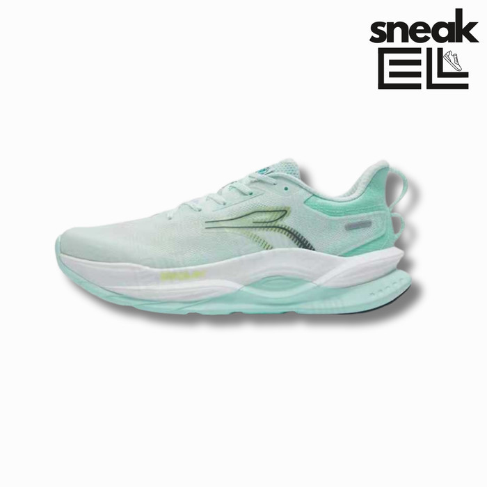 361° Red Flame 5 Green Original Sepatu Running Wanita/Running Shoes 672522218-1