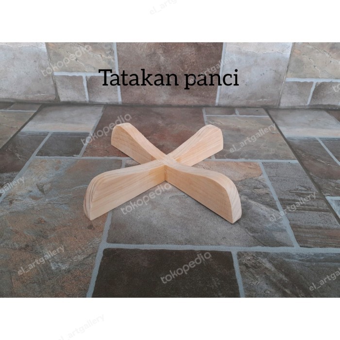 Tatakan Wajan / Tatakan panci/ Tatakan Wajan Kayu Pinus