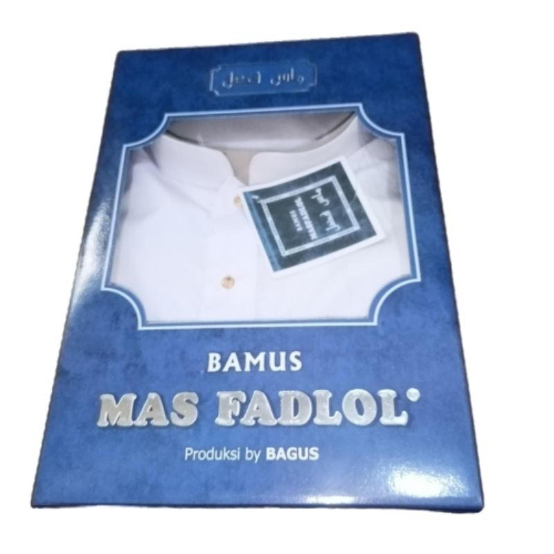 Baju koko putih Mas Fadlol  taqwa alkhidmah takwo  model malaysia kancing emas
