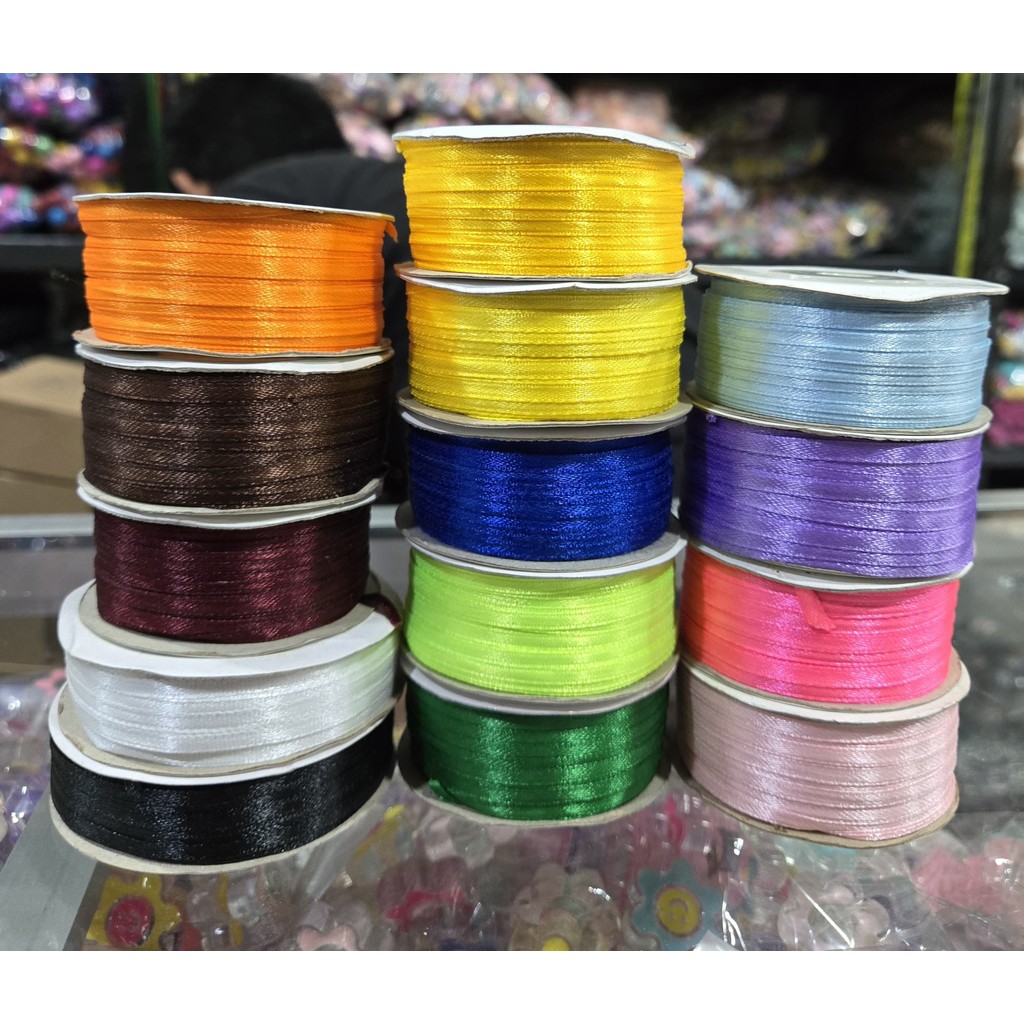 

Pita satin 1/8 3mm 1roll / Ribbon Tape 1/8inch