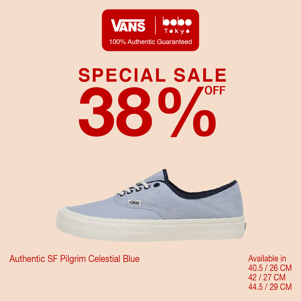 Sepatu VANS ORIGINAL - Authentic SF Pilgrim Celestial Blue