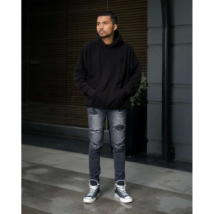 Weird Jeans - Oakland Grey - Celana Jeans Denim  Pria - Oakland Grey, 32