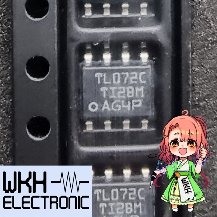 EWR27 ORI IC TL072 TL 072C TL 072 SMD sop8 Low Noise JFET input Op Amp
