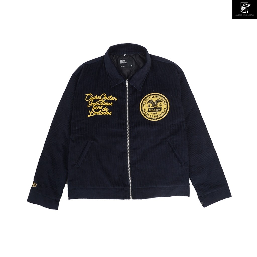 Goster Work Jacket Boxy Fit Corduroy - Vermont Navy
