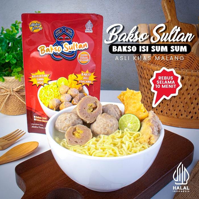 

Bakso sultan isi sum" sapi