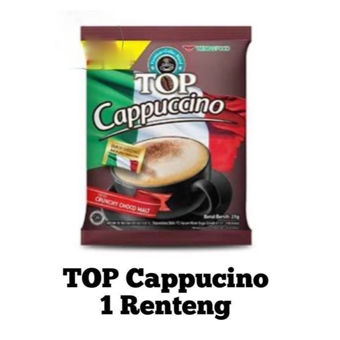 

Top Coffee Kopi Instan Cappucino 1 renteng renceng isi 15 sachet cappucino kopi instan ORIGIN