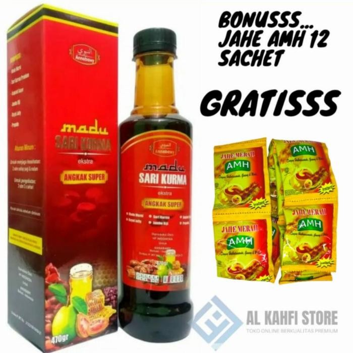 

Madu Sari Kurma Extra Angkak Super Trombosit Jambu Biji Annabawy