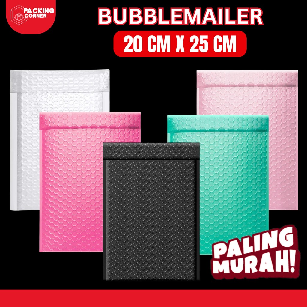 

Amplop Bubble Mailer 20x25 Cream Putih Hitam Pink Tosca Polybubble Bubblemailer Packing Online Shop