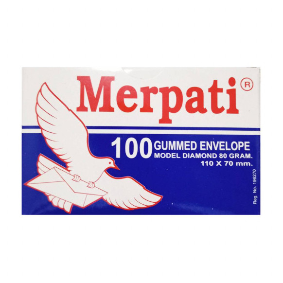 

SUPER MURAH Amplop Merpati Kecil Ukuran 11x7cm Isi 100 Lembar [Per 1 Pak]