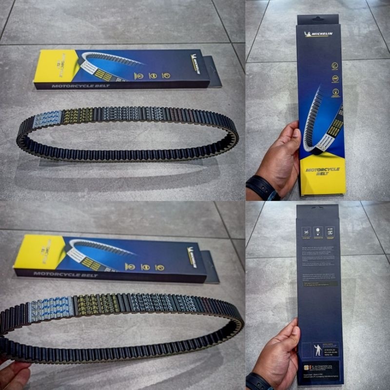 Vanbelt Michelin V-Belt Epdm Vario125/150 Led KZR Vario 125 Bohlam Original Michelin