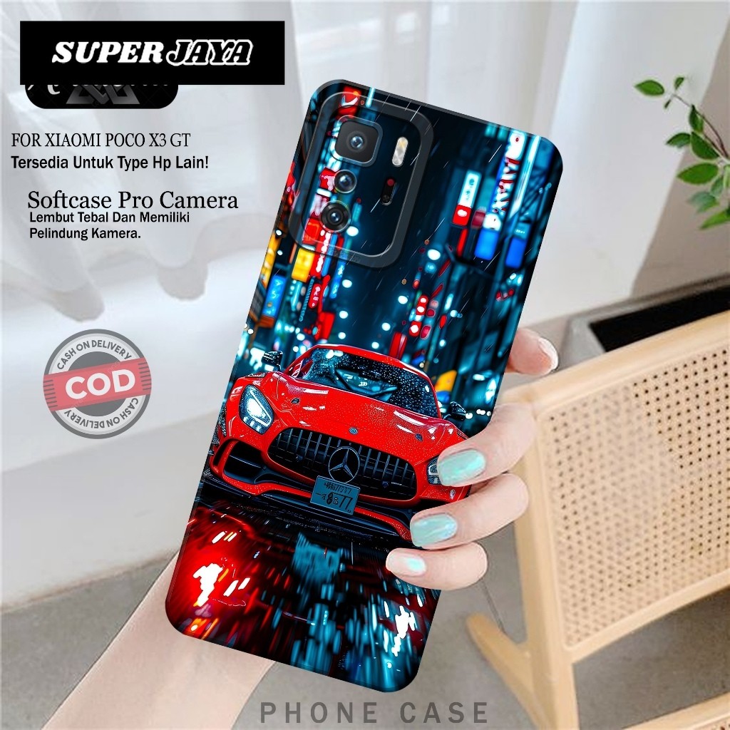 Softcase Hp Xiaomi Poco X3 GT Fashion Case Mobil Case Poco X3 GT Silikon TPU Pro Camera Casing Xiaom