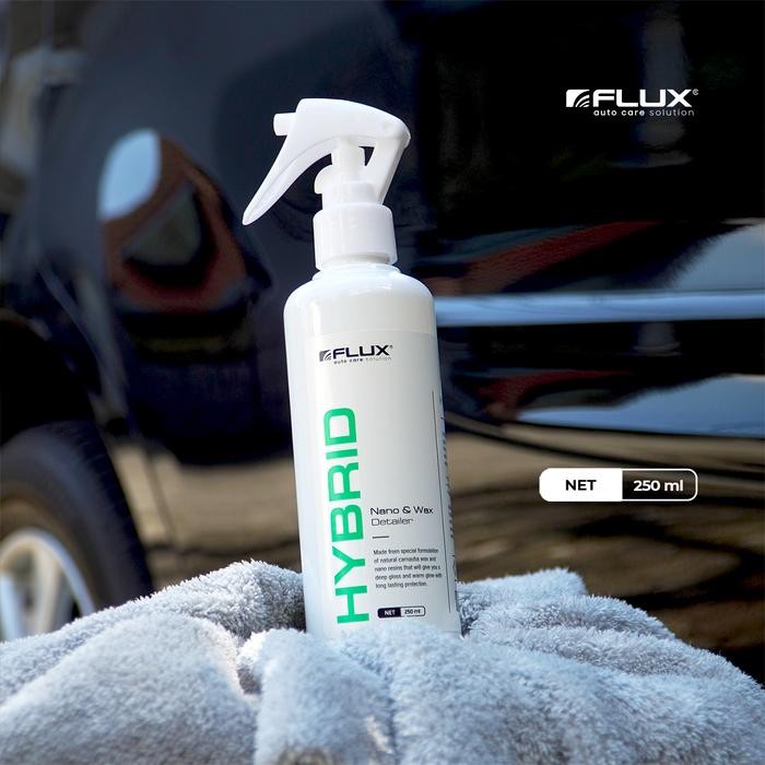 FLUX HYBRID NANO CERAMIC SPRAY WAX PENGKILAP MOBIL MOTOR TERBAIK - 250ML