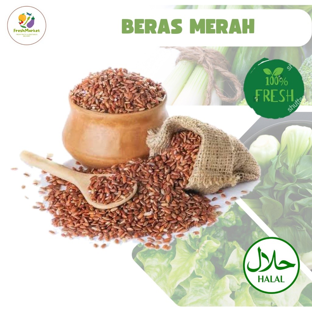 

Beras Merah Segar 1 Kg Sayurinstant