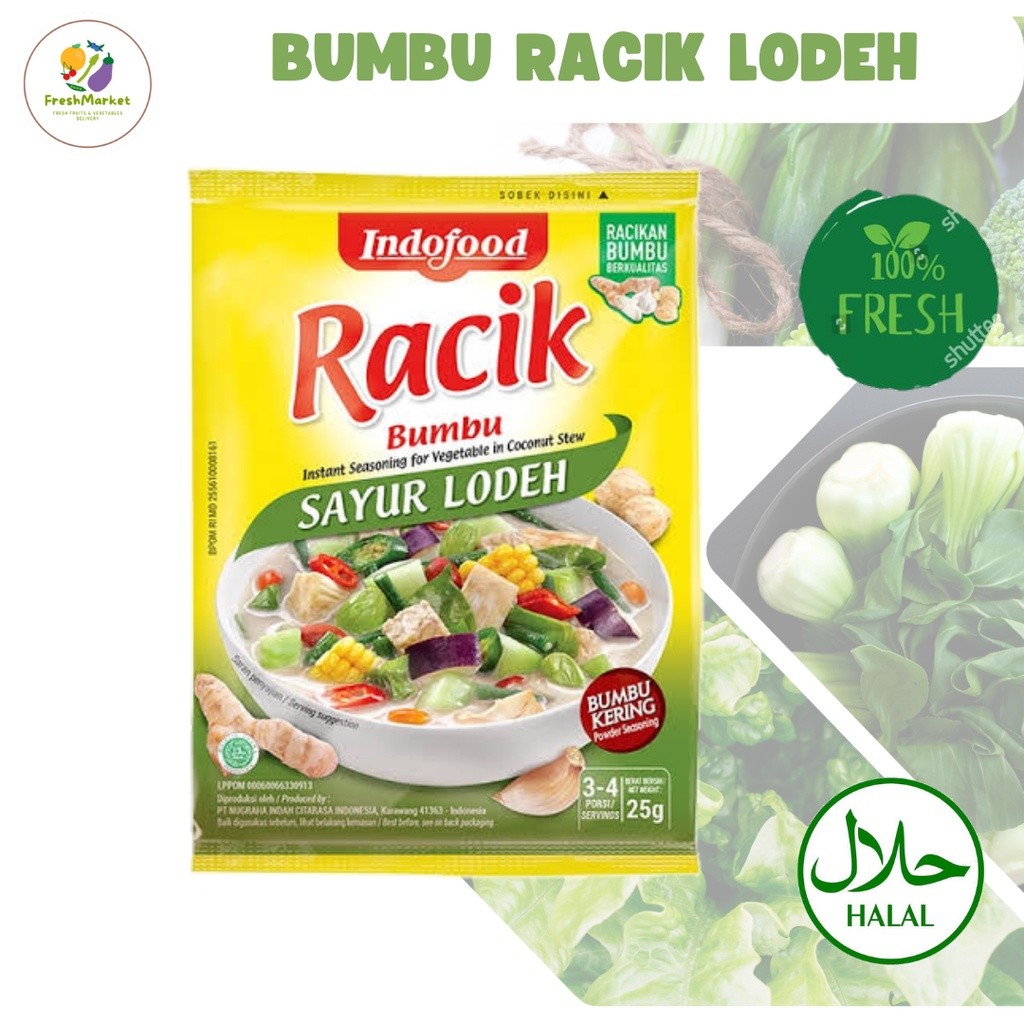 

Bumbu Racik Instan Sayur Lodeh Per 25 Gram Sayurinstant
