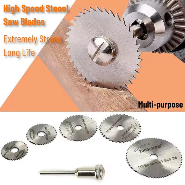 Mata Gergaji Mini / Mata Bor Gergaji Kayu HSS 22/25/32/35/44mm 5 PCS