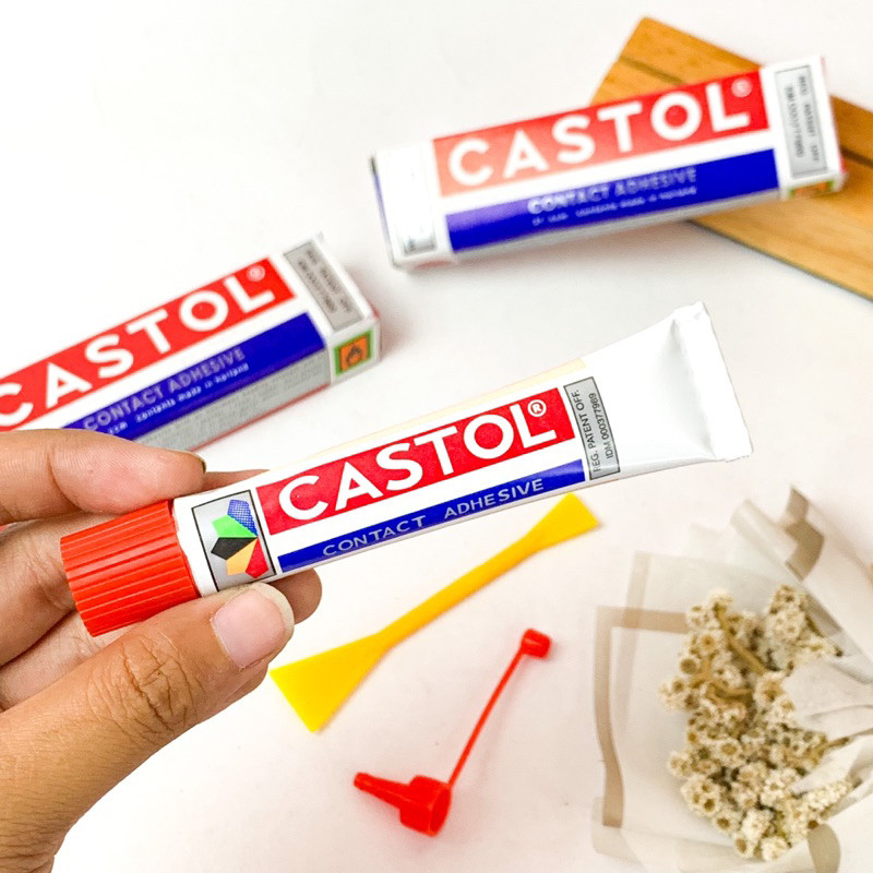 

Lem CASTOL KECIL 21 cc / ccm - Lem Castol Contact Adhesive Tube Kecil 21 cc