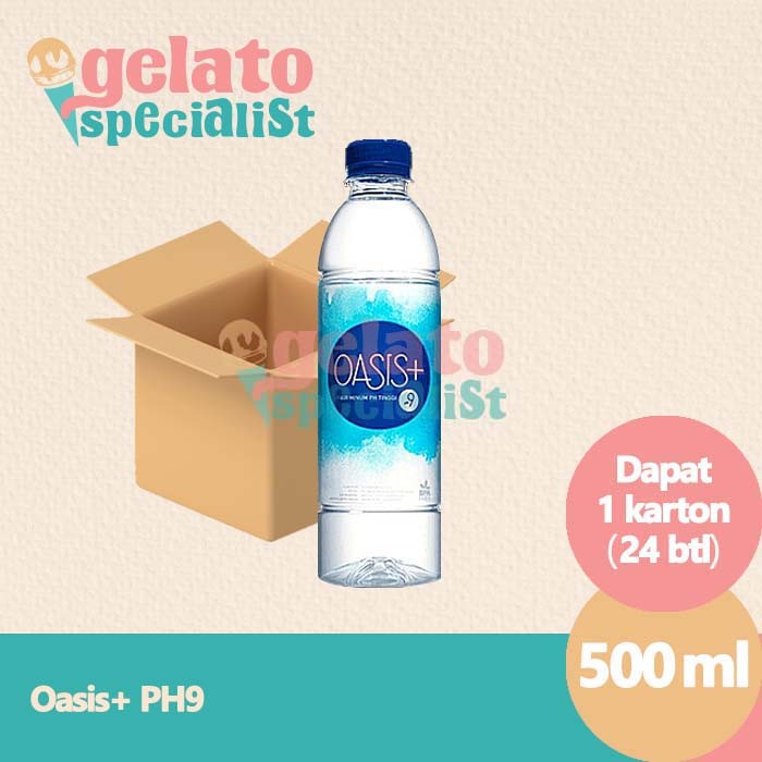 

Oasis+ 500ml - Air Mineral PH9 (24pcs)