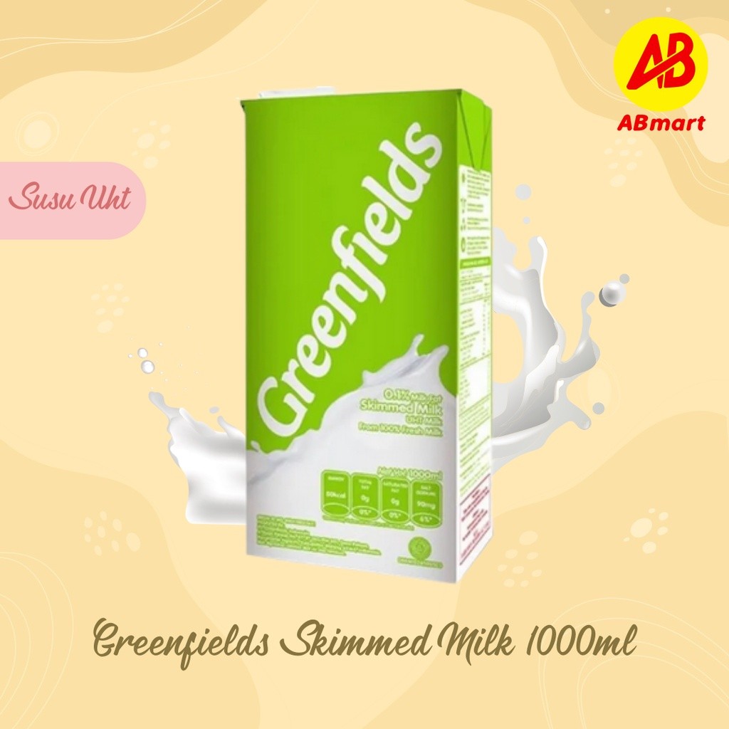 

Greenfields Susu Uht Skimmed Milk 1 Ltr (Gosend/Grab/)