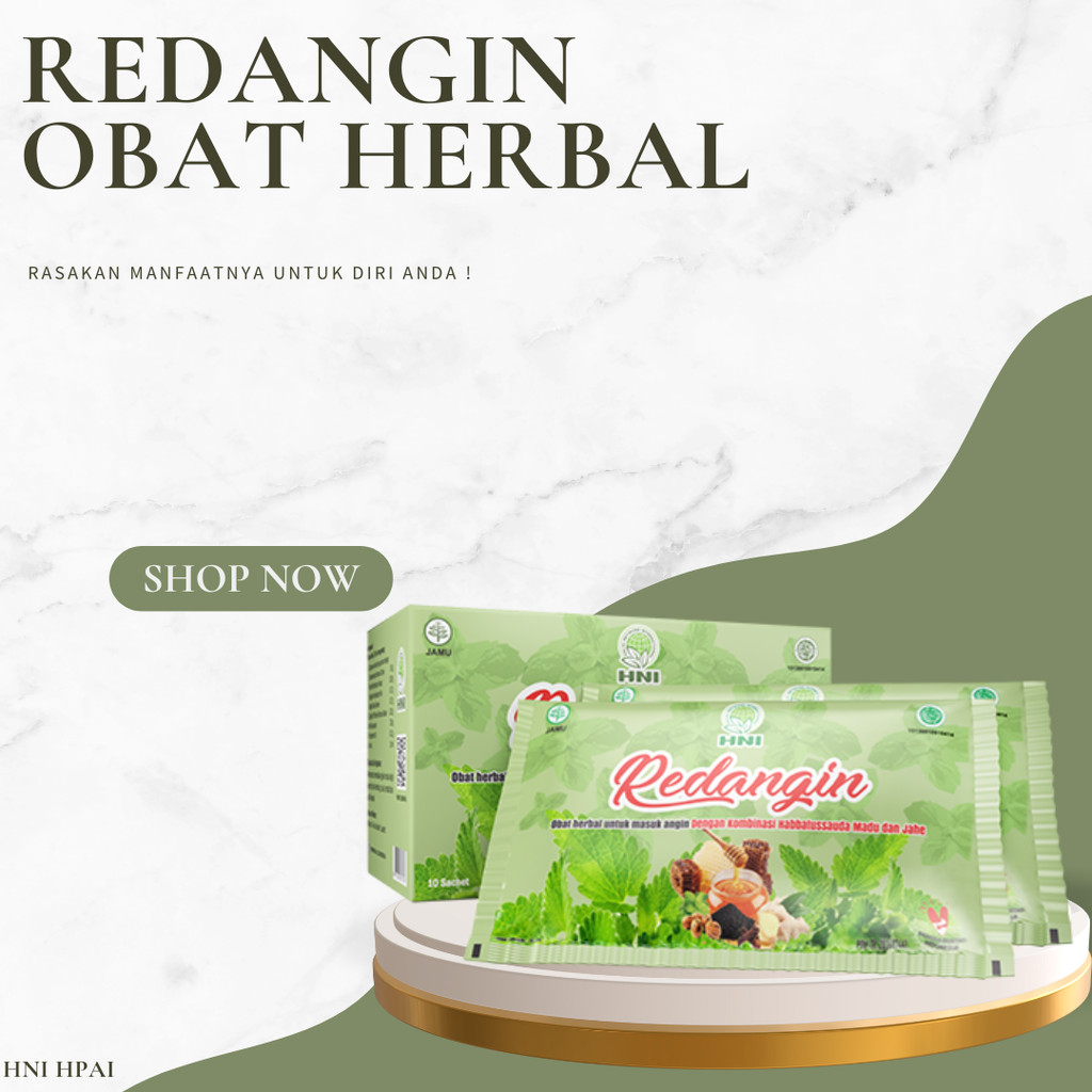 

Redangin HNI HPAI • Isi 10 Sachet • Herbal Untuk Mencegah Masuk Angin
