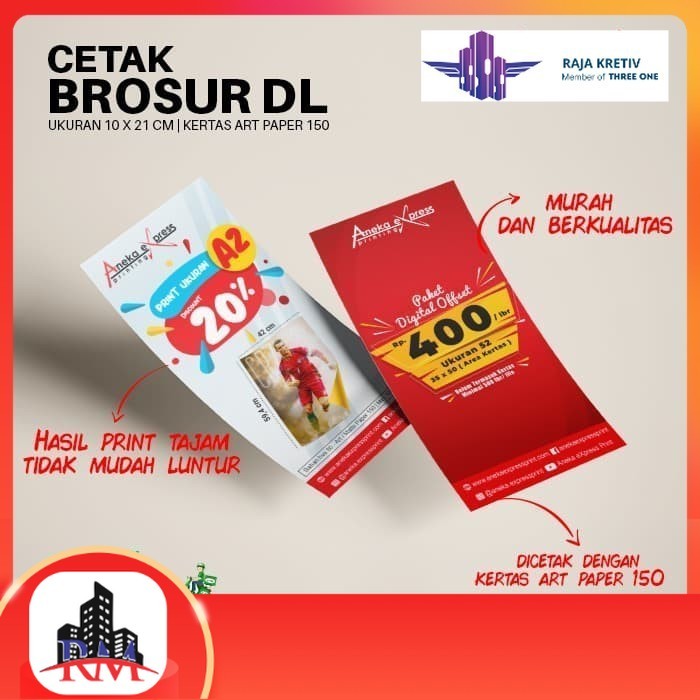 

Cetak Brosur DL ( 10 x 21 cm ) - Satu Sisi