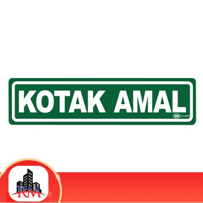 

Papan Tanda / Sign Board / Label Acrylic KOTAK AMAL LK 220 C