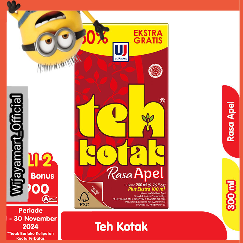 

Ultra Teh Kotak Apel 300 ml