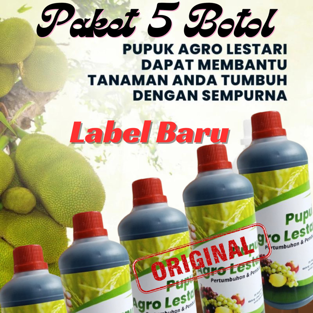 Pupuk Agro Lestari Pupuk Cair - Cocok untuk Padi, Cabai, Buah-buahan, Sayur dengan Hasil Optimal